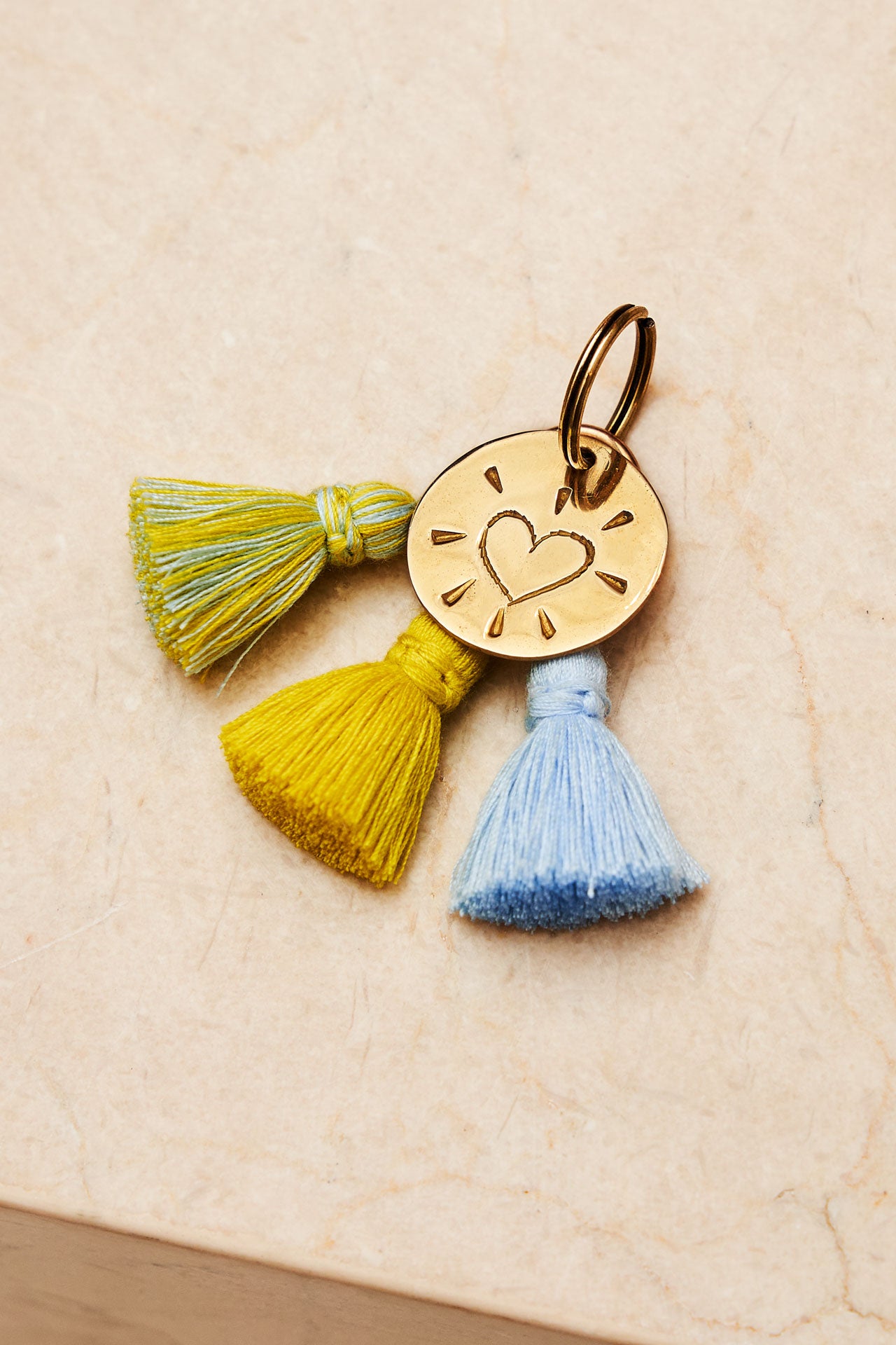 tassel trio - SHOUSHA - light blue, limegreen, yuzu
