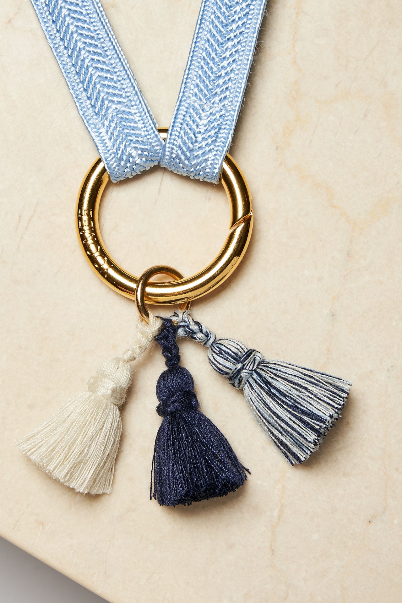 tassel trio - SHOUSHA - lightblue, marine, moonlight