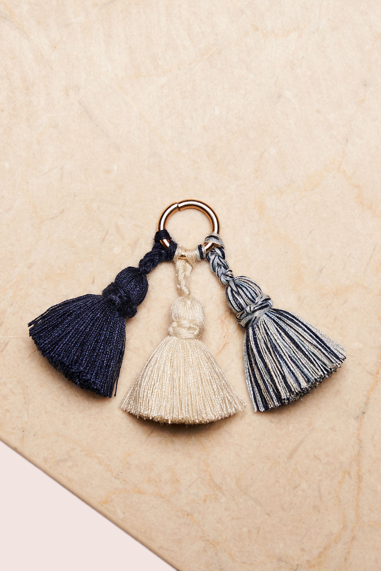 tassel trio - SHOUSHA - lightblue, marine, moonlight