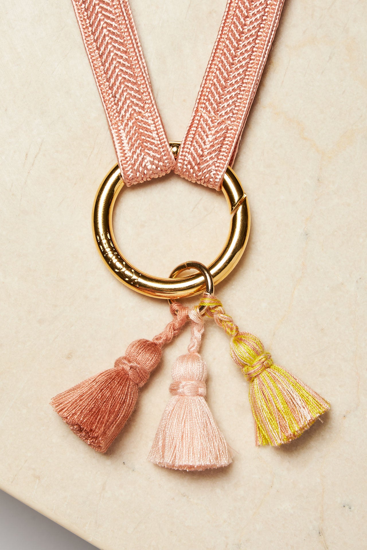 tassel trio - SHOUSHA - rose, salmon, snapper