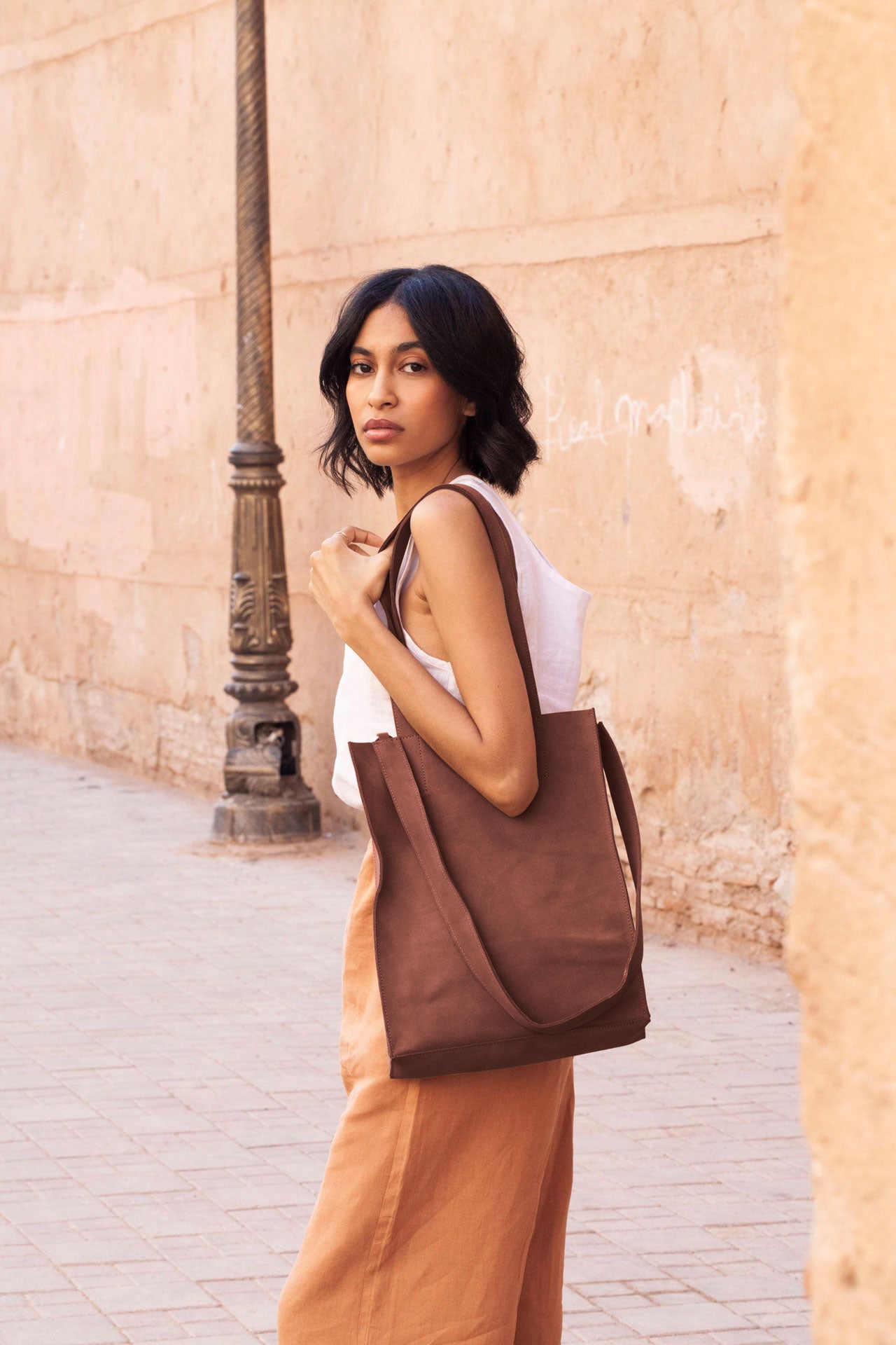 tote - DENYA - crossbody - rose wood