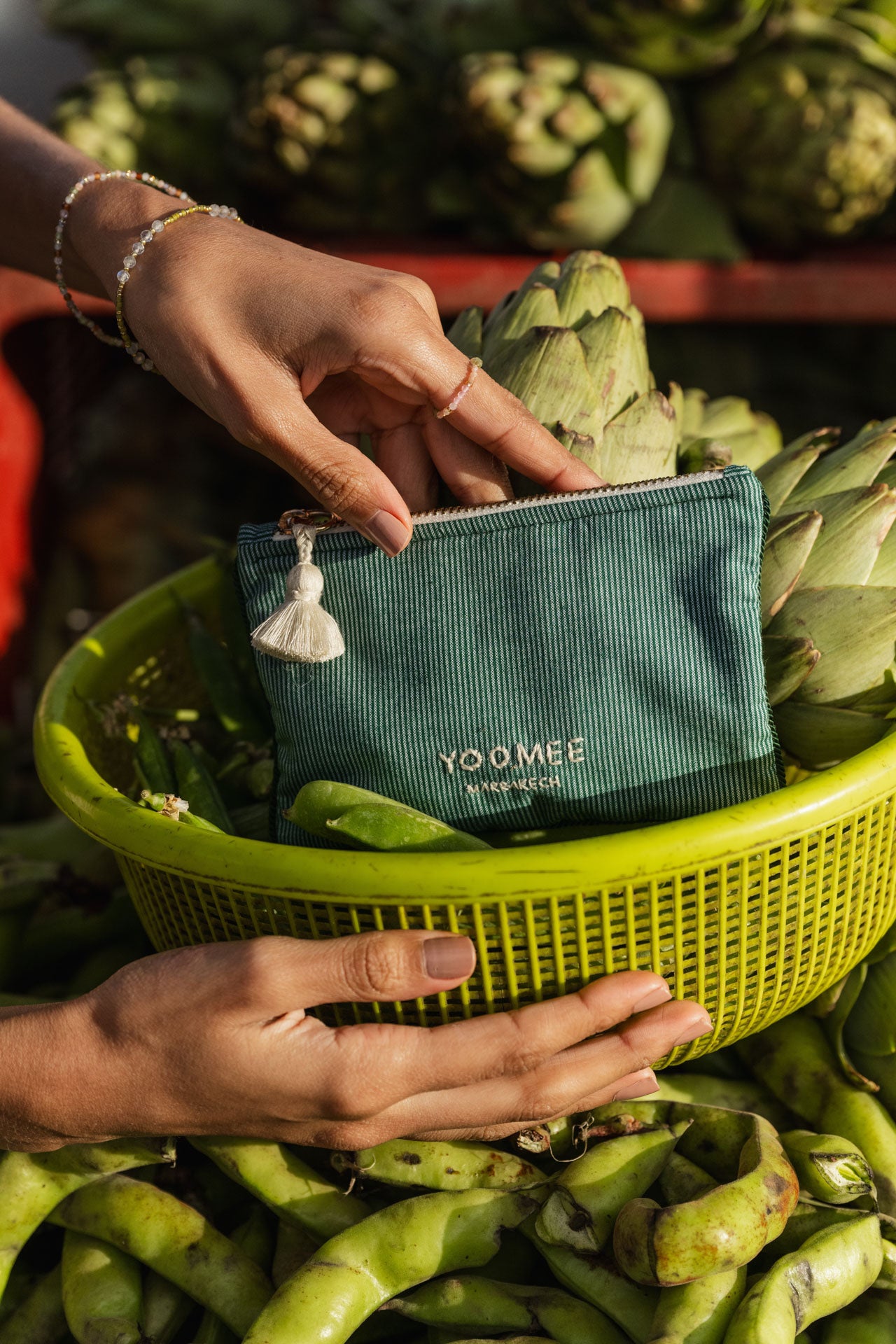 wallet - SOUMIA - forest green