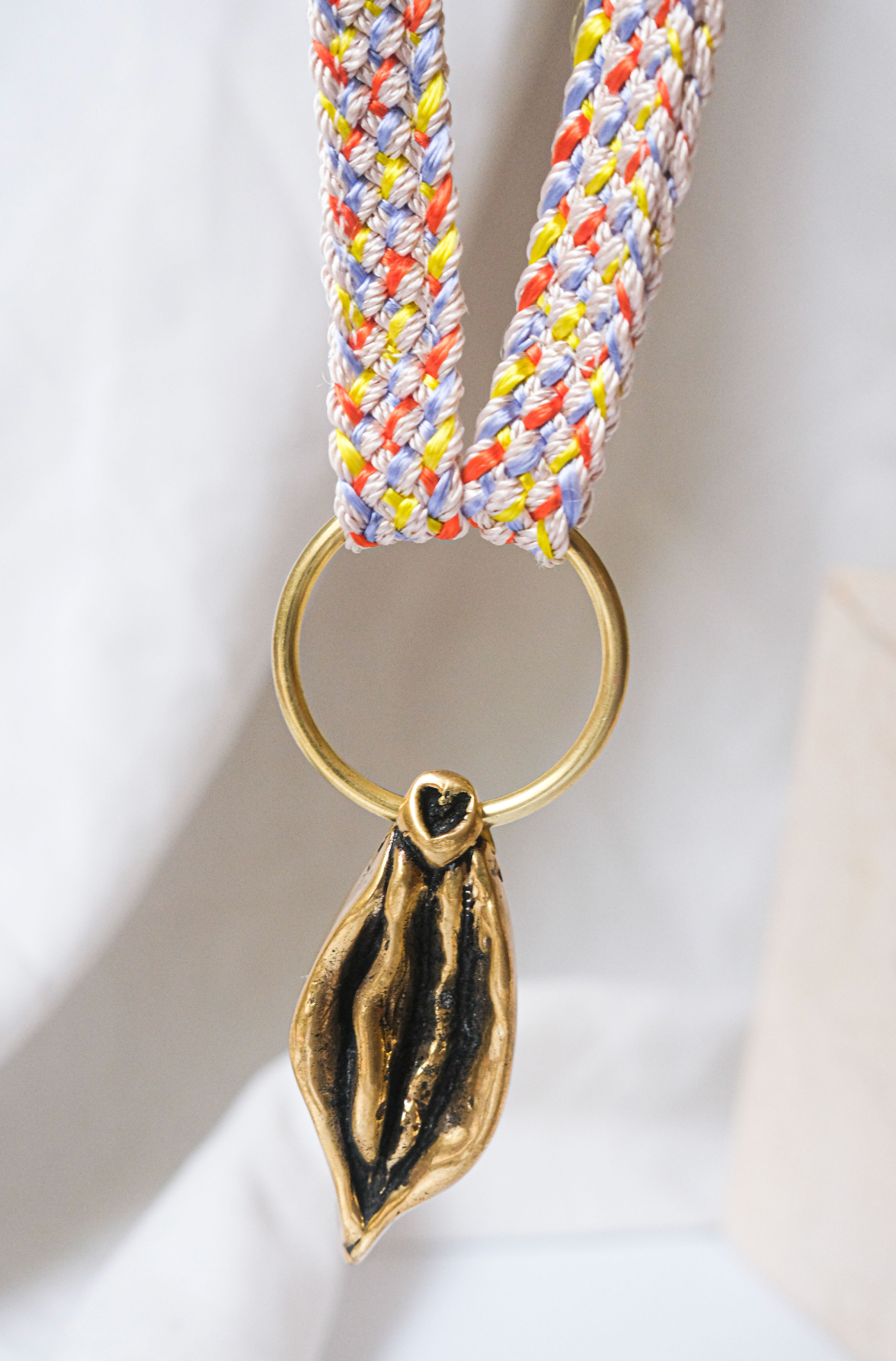 keychain band - FATIMA mini - cream sprinkle - sale