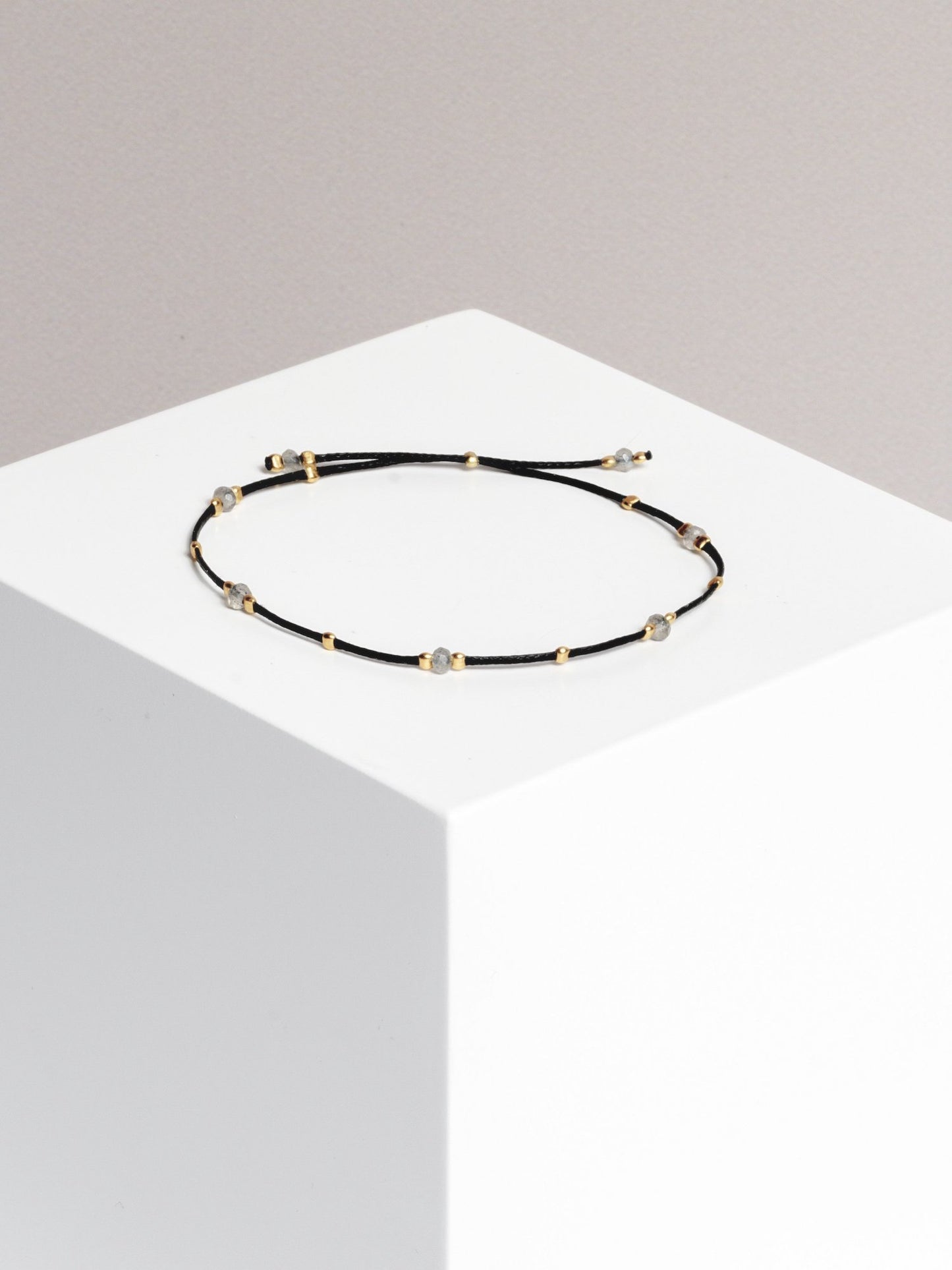 bracelet - CRYSTAL DOTS - labradorite