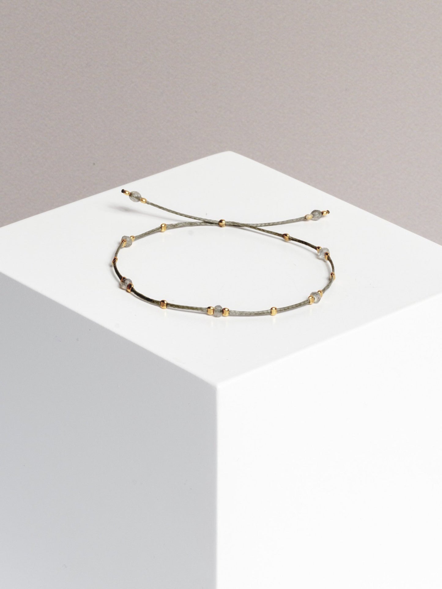 bracelet - CRYSTAL DOTS - labradorite