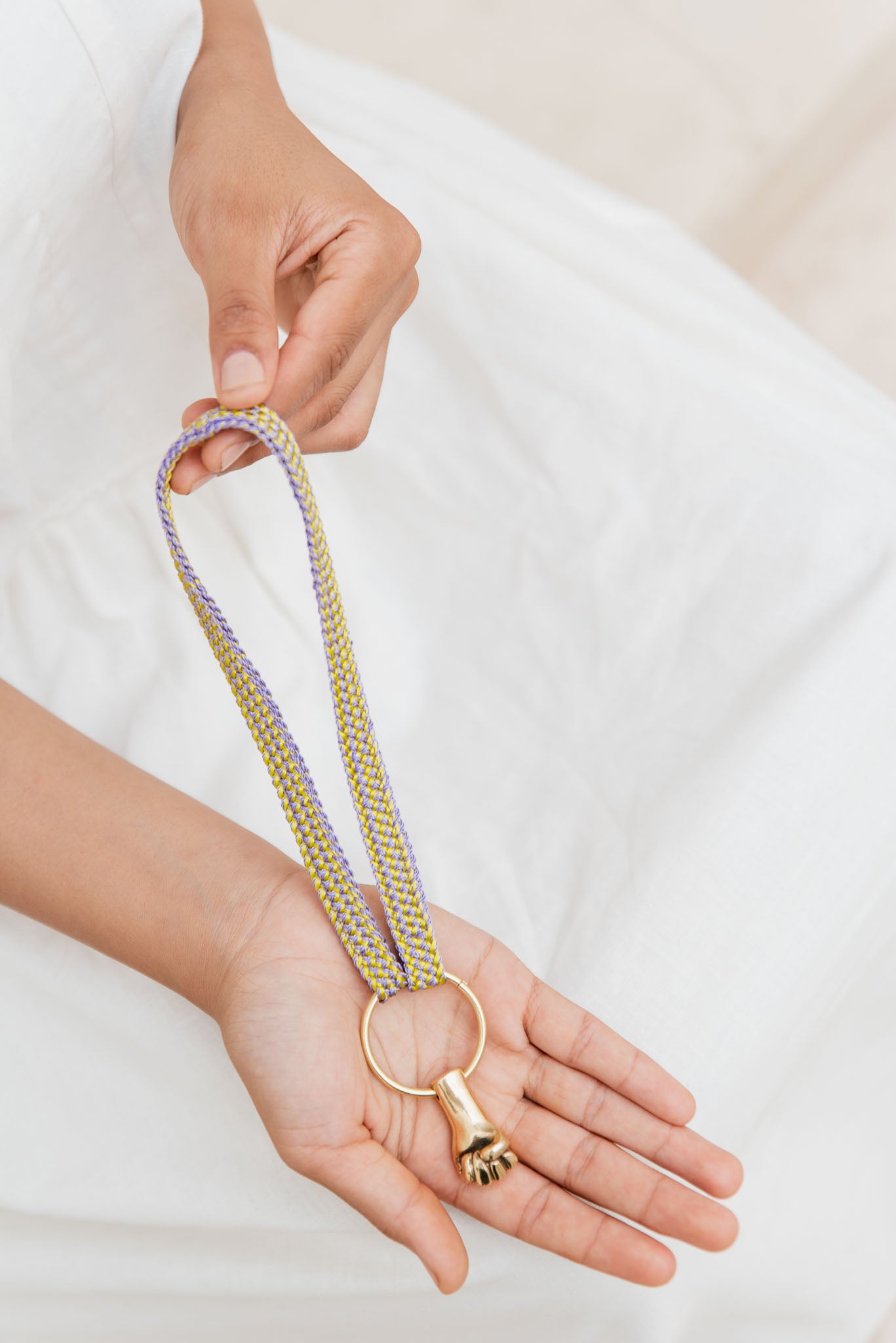 keychain band - FATIMA mini - neon blossom - sale