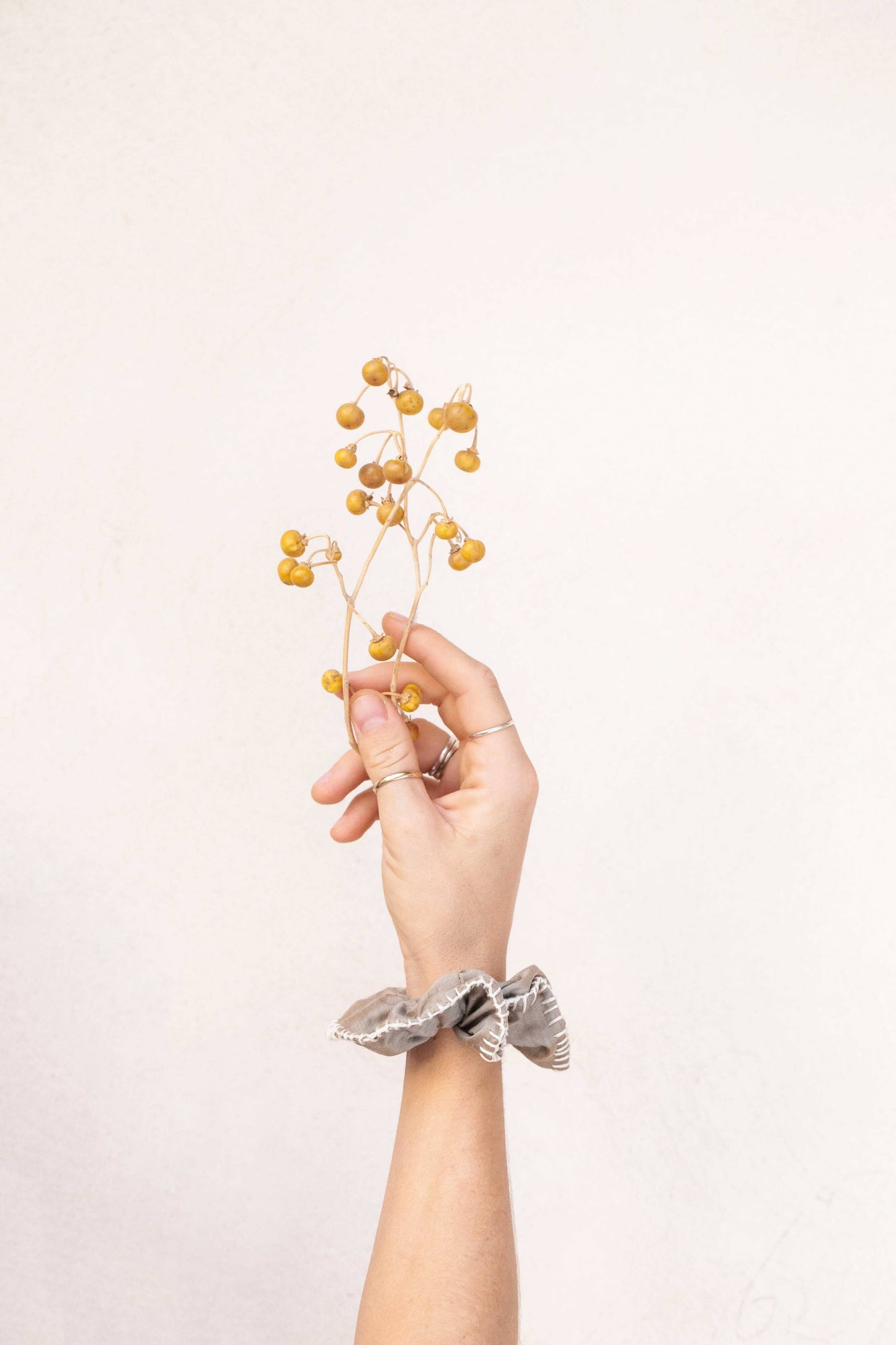 scrunchie - MEDINA - silk - pine hbik