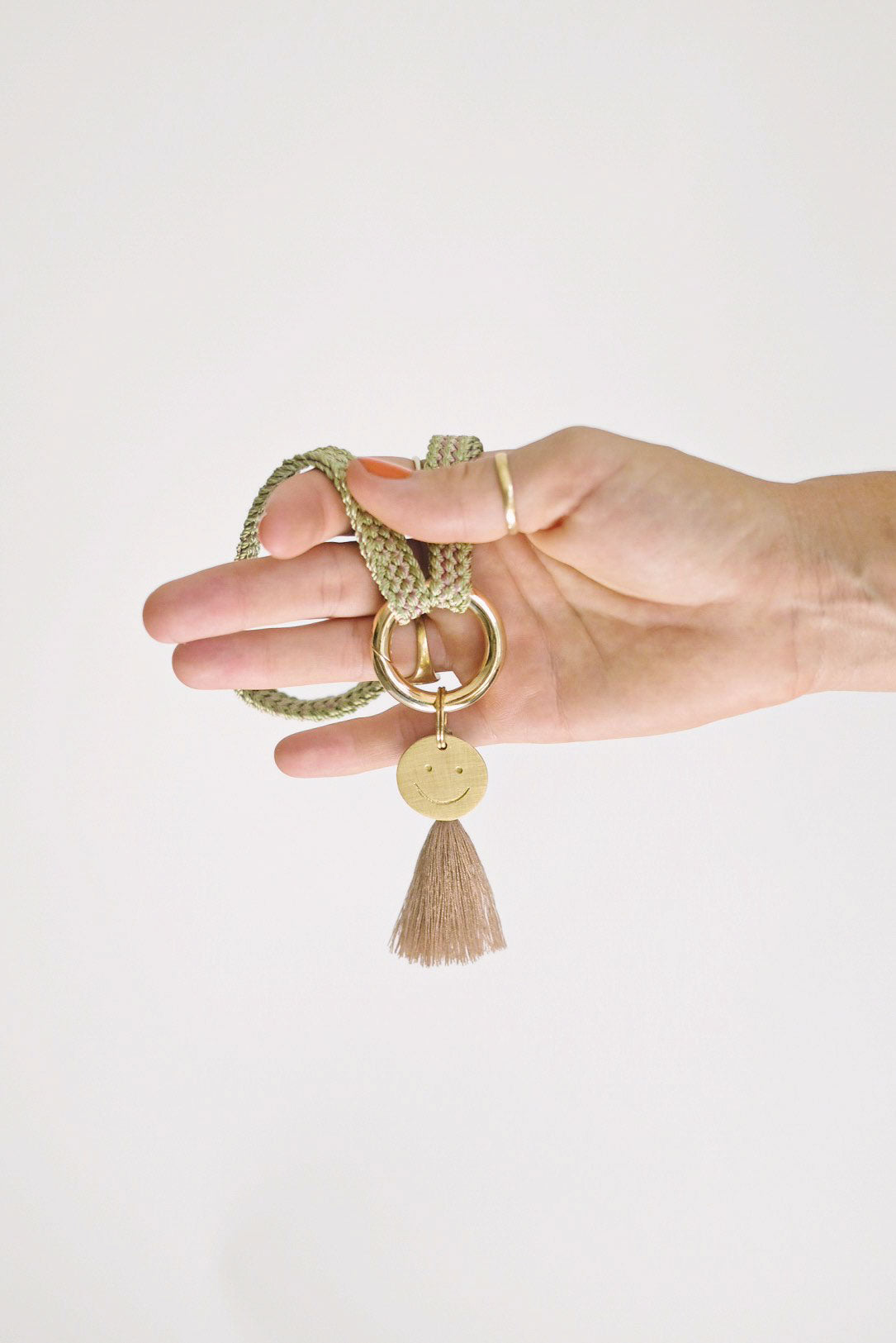 key tag - mini - smile