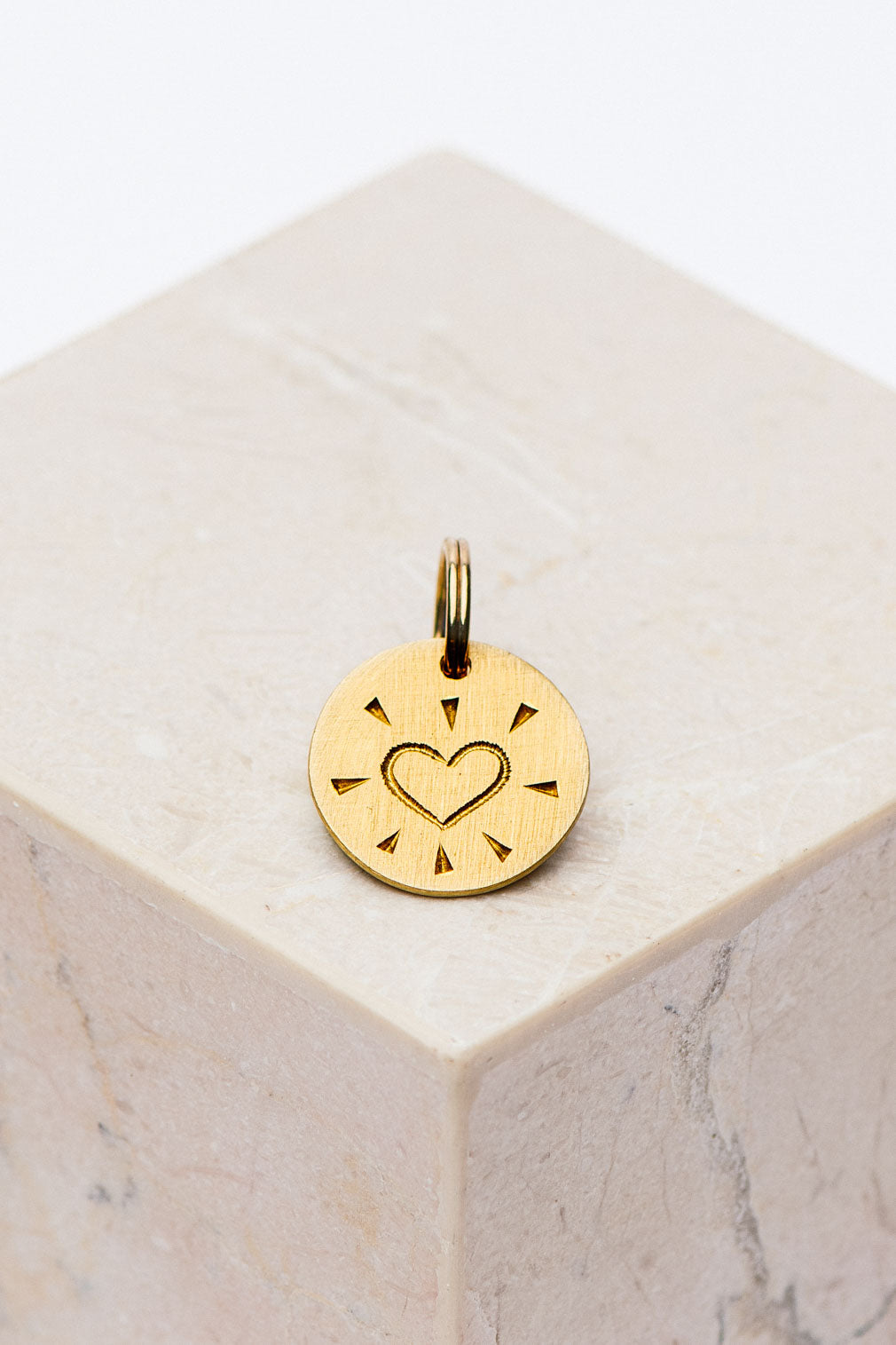 key tag - mini - heart