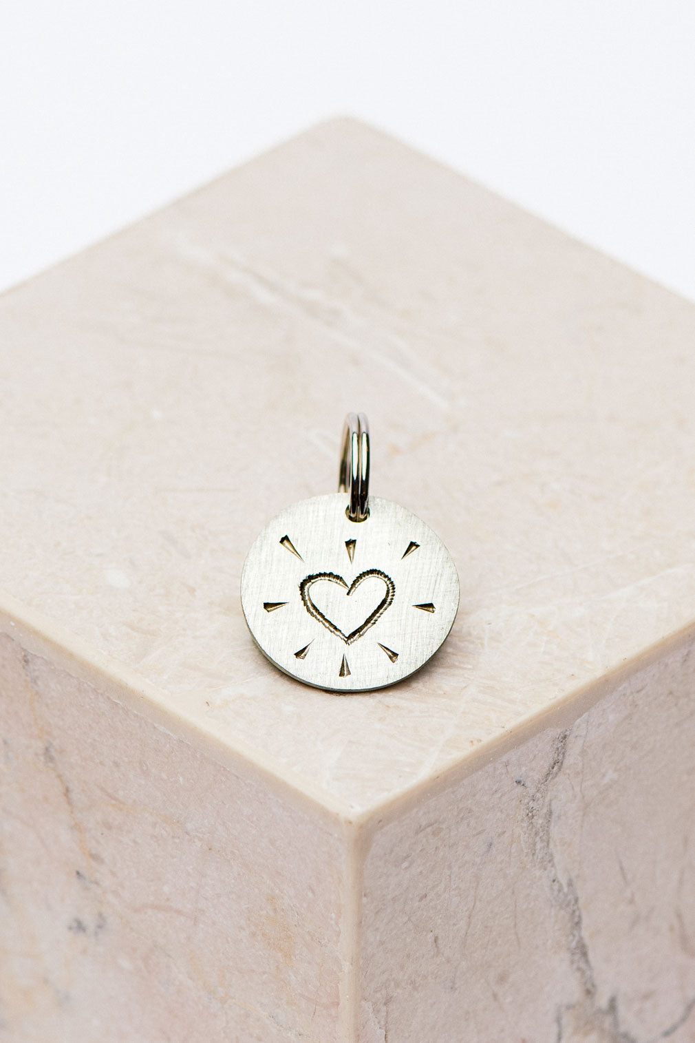 key tag - mini - heart