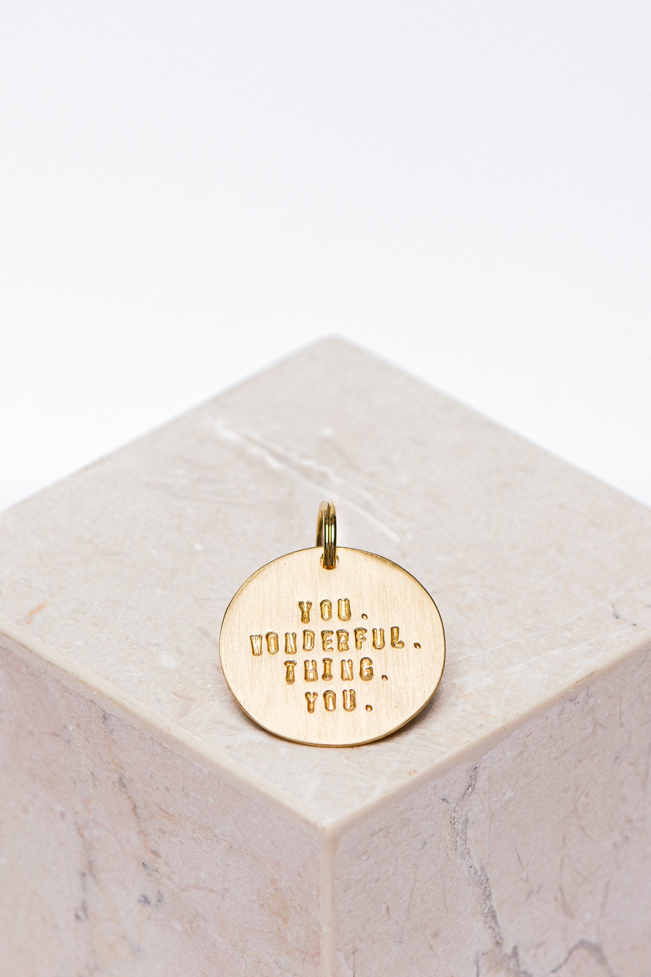 key - tag - you. wonderful. thing. you.