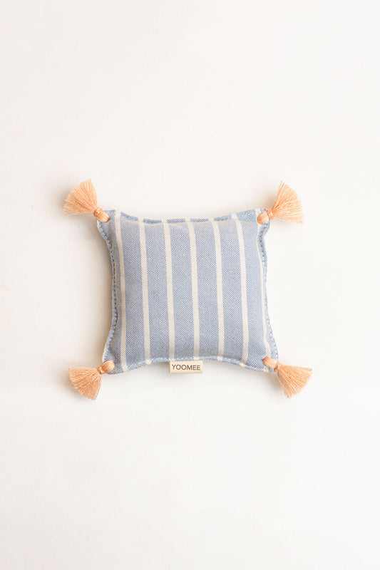 lavender bag - ZAKIA stripes - light blue