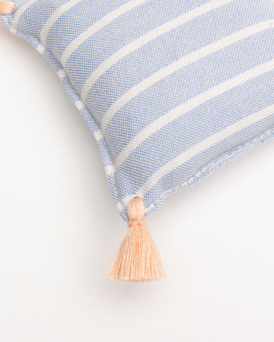 lavender bag - ZAKIA stripes - light blue