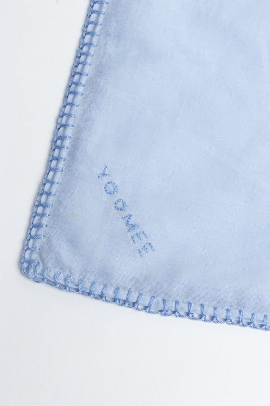 scarf - AZIZA cotton - light blue