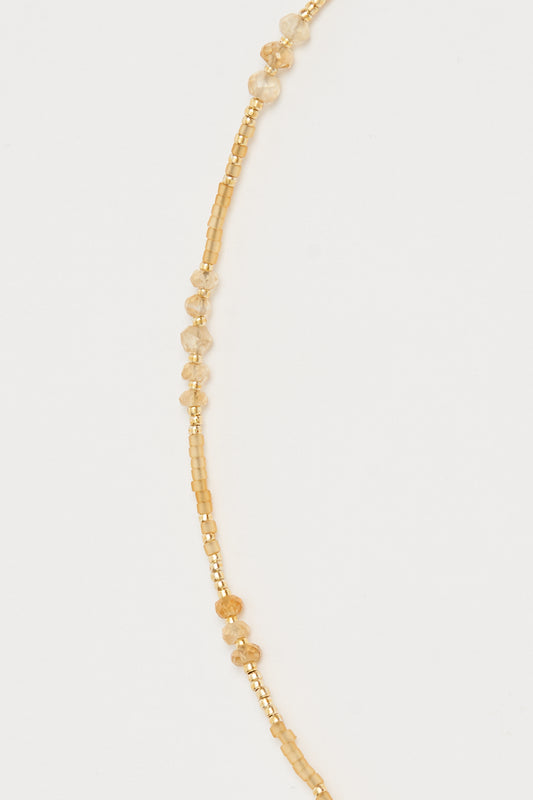 necklace - DINA citrin - camille