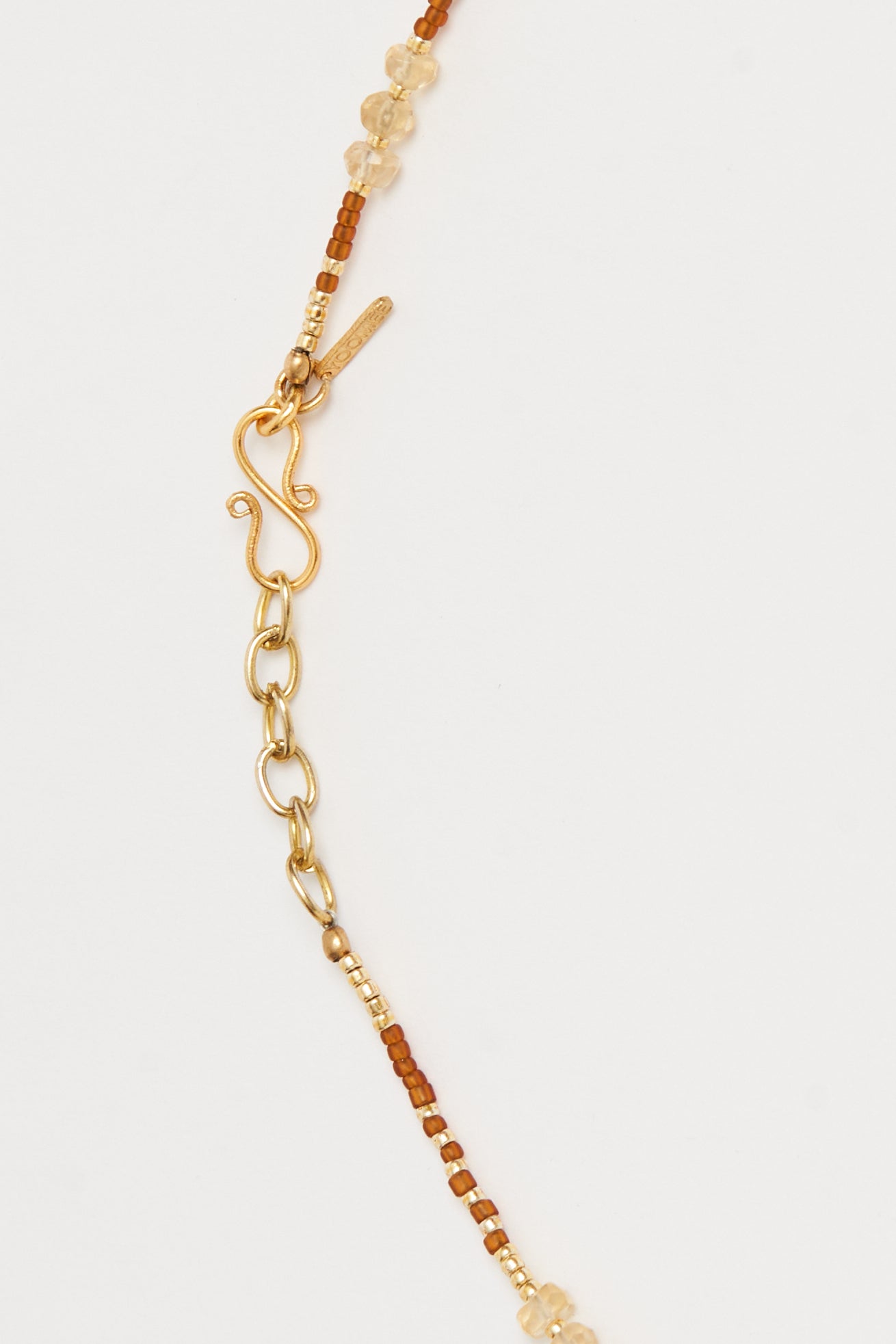 necklace - DINA citrin - amber