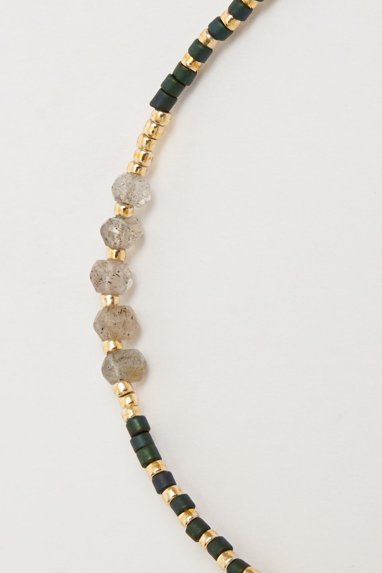 bracelet - DINA labradorite - emerald