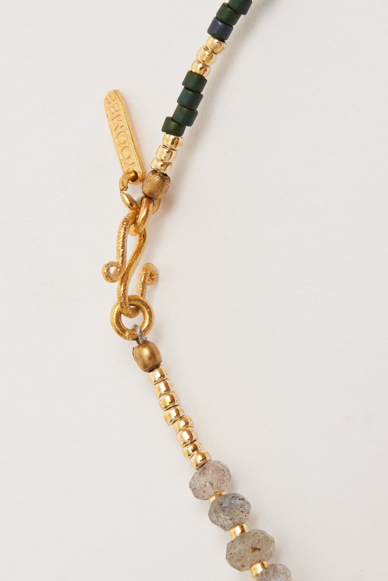 bracelet - DINA labradorite - emerald