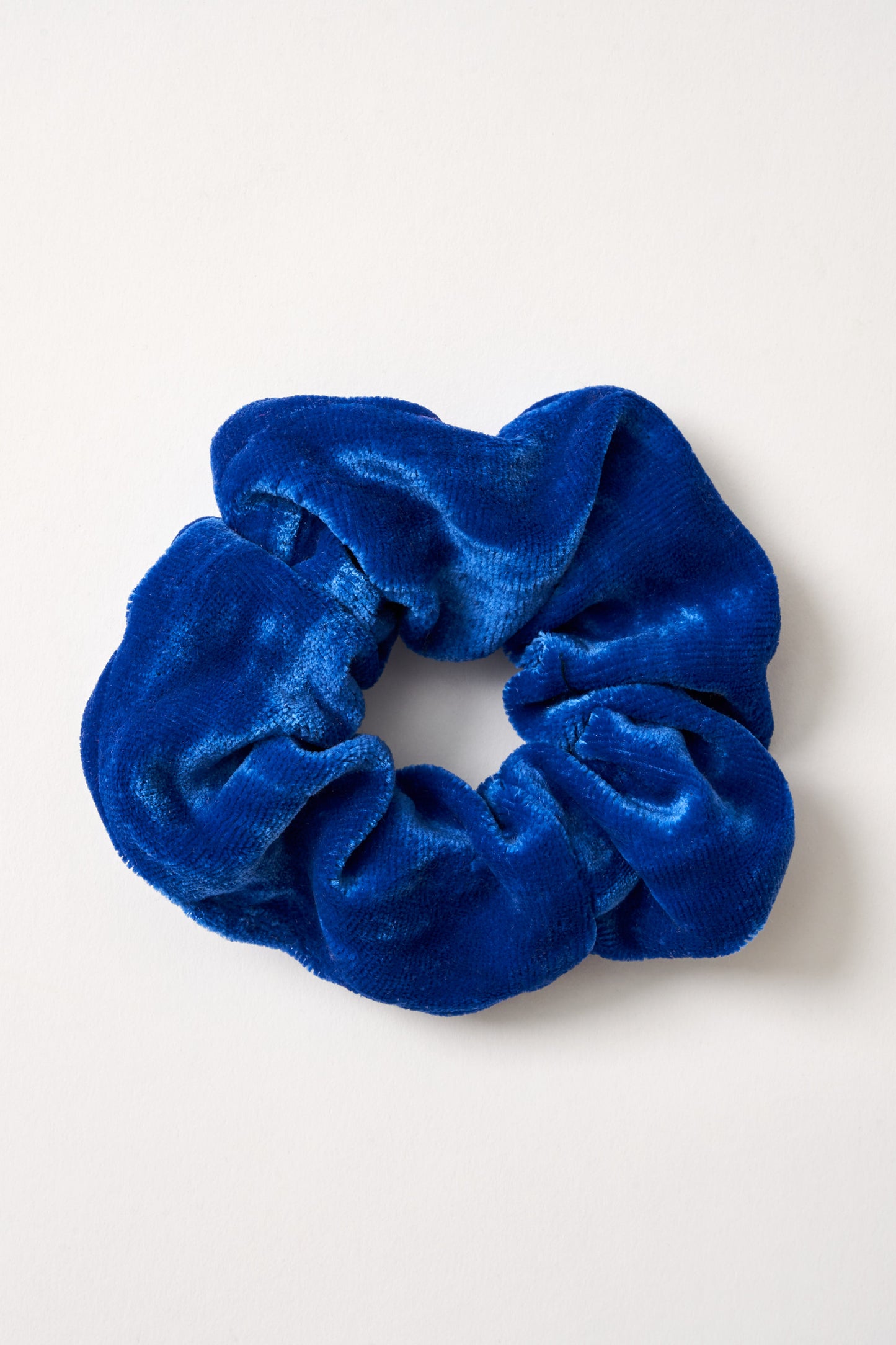 scrunchie - MEDINA velvet - majorelle blue