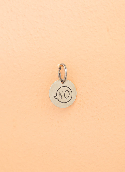 key tag - mini - say NO - sale