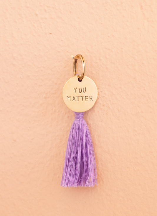 key tag - mini - you matter