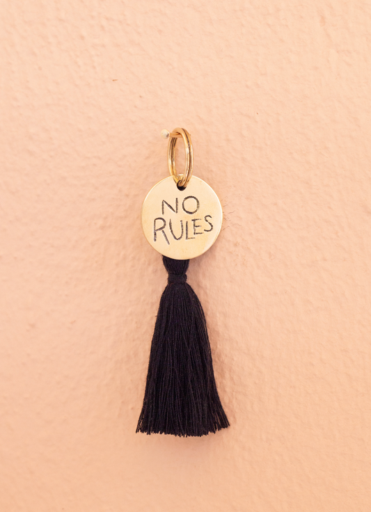 key tag - mini - no rules