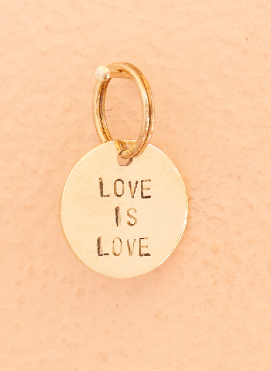key tag - mini - love is love