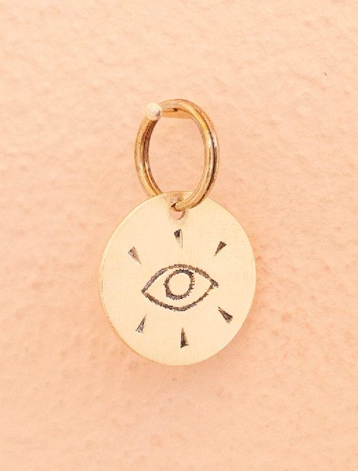 key tag - mini - eye