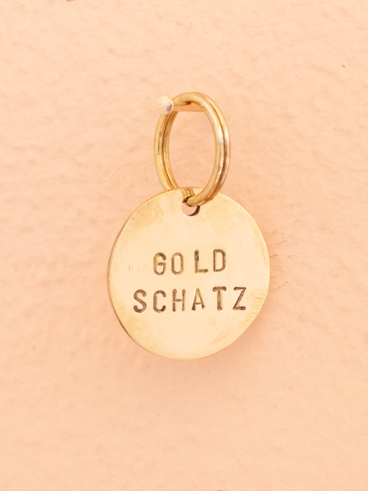 key tag - mini - gold schatz