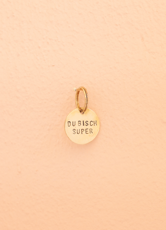 key tag - mini - du bisch super