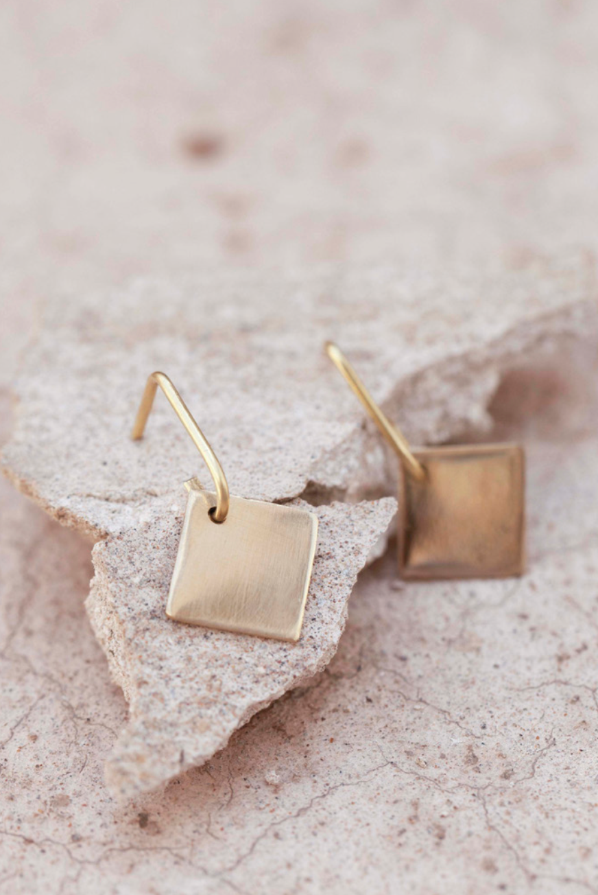earring pendant - DINA - square