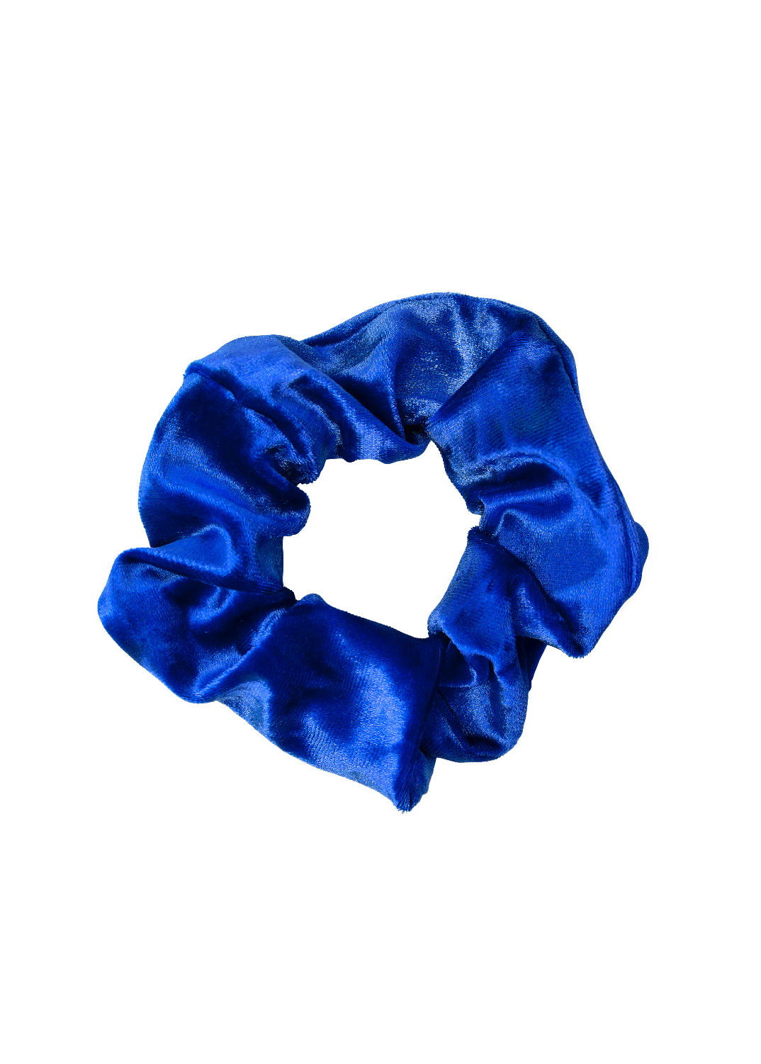 scrunchie - MEDINA velvet - majorelle blue