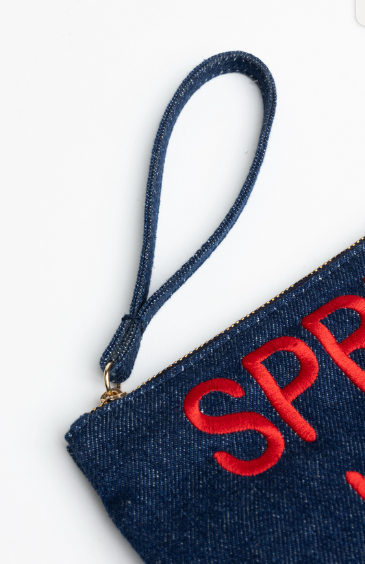 pouch - MOUHIM denim - spread love everyday