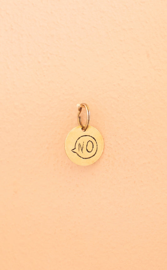 key tag - mini - say NO - sale
