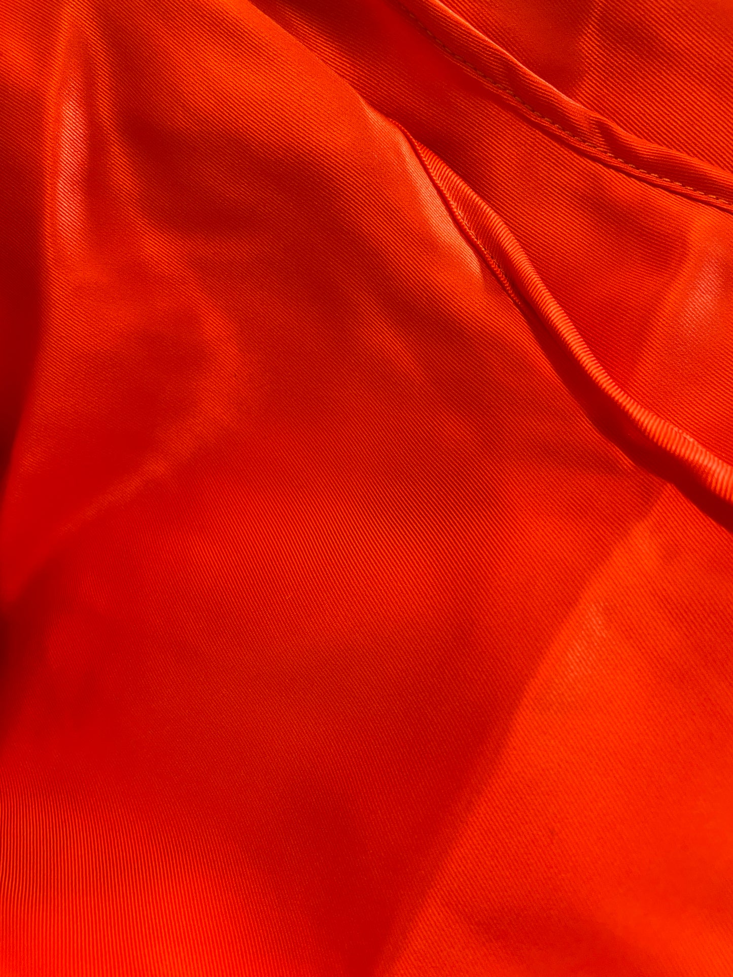 silk top ANIQUA - orange
