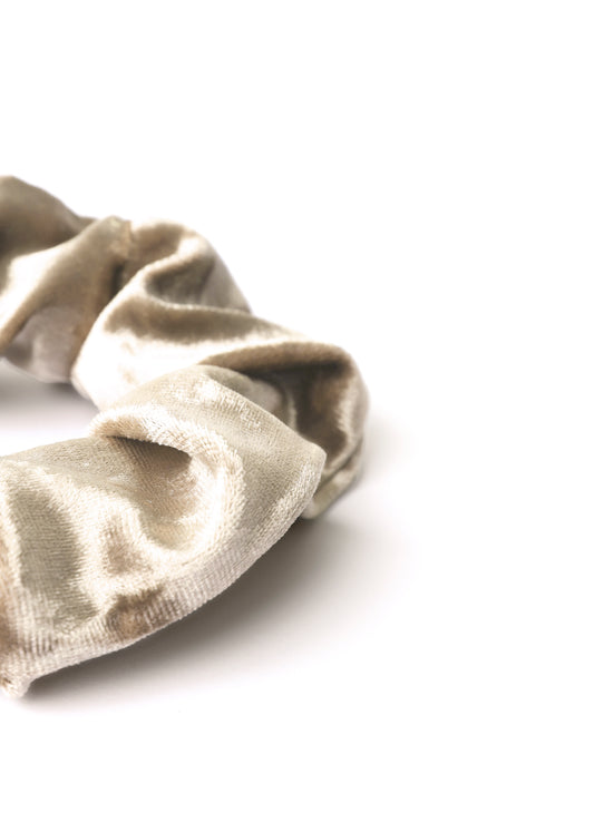 scrunchie - MEDINA velvet - creme