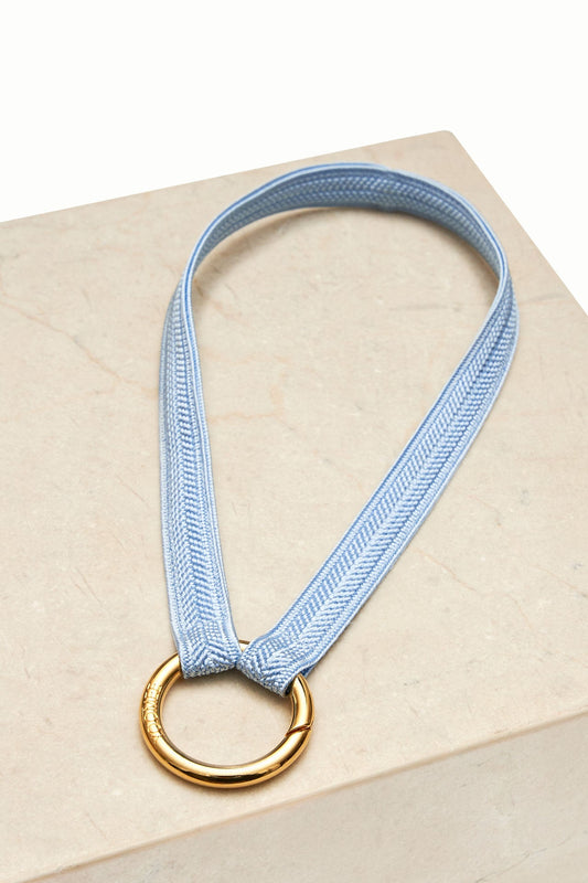 keychain band - ZAHRA mini - aquamarine