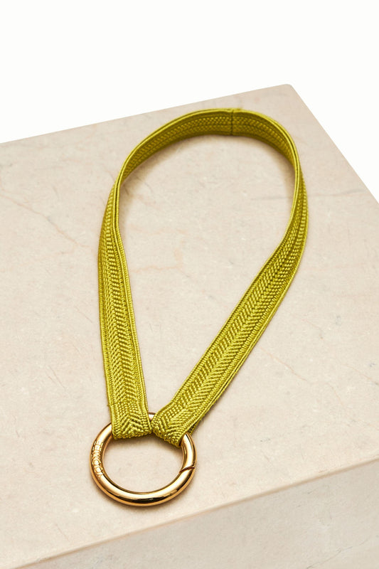 keychain band - ZAHRA mini - limegreen