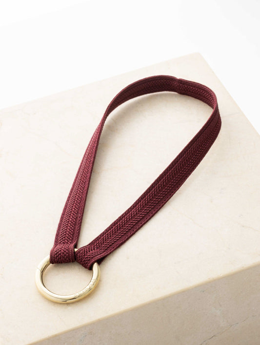 keychain band - ZAHRA mini - ruby