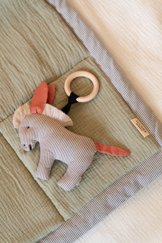baby rattle - NINI - donkey