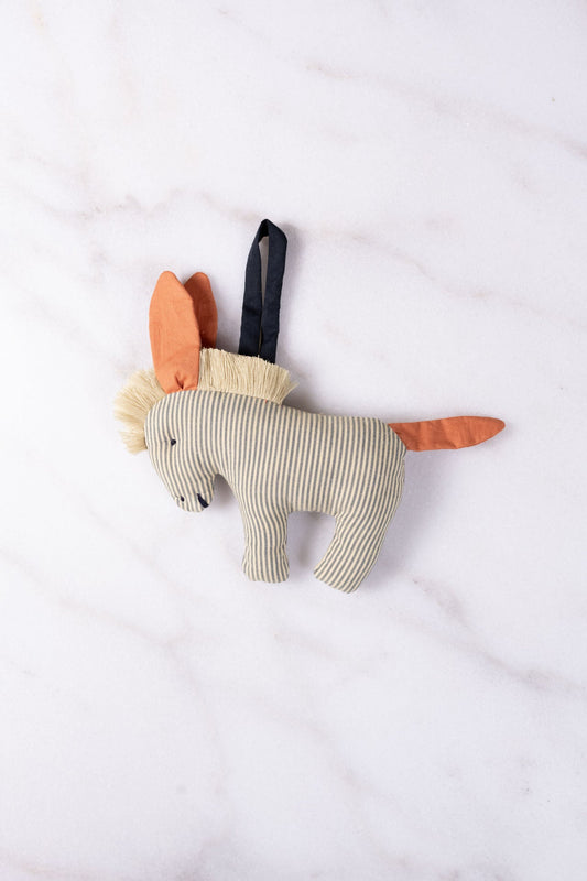 baby rattle - NINI - donkey