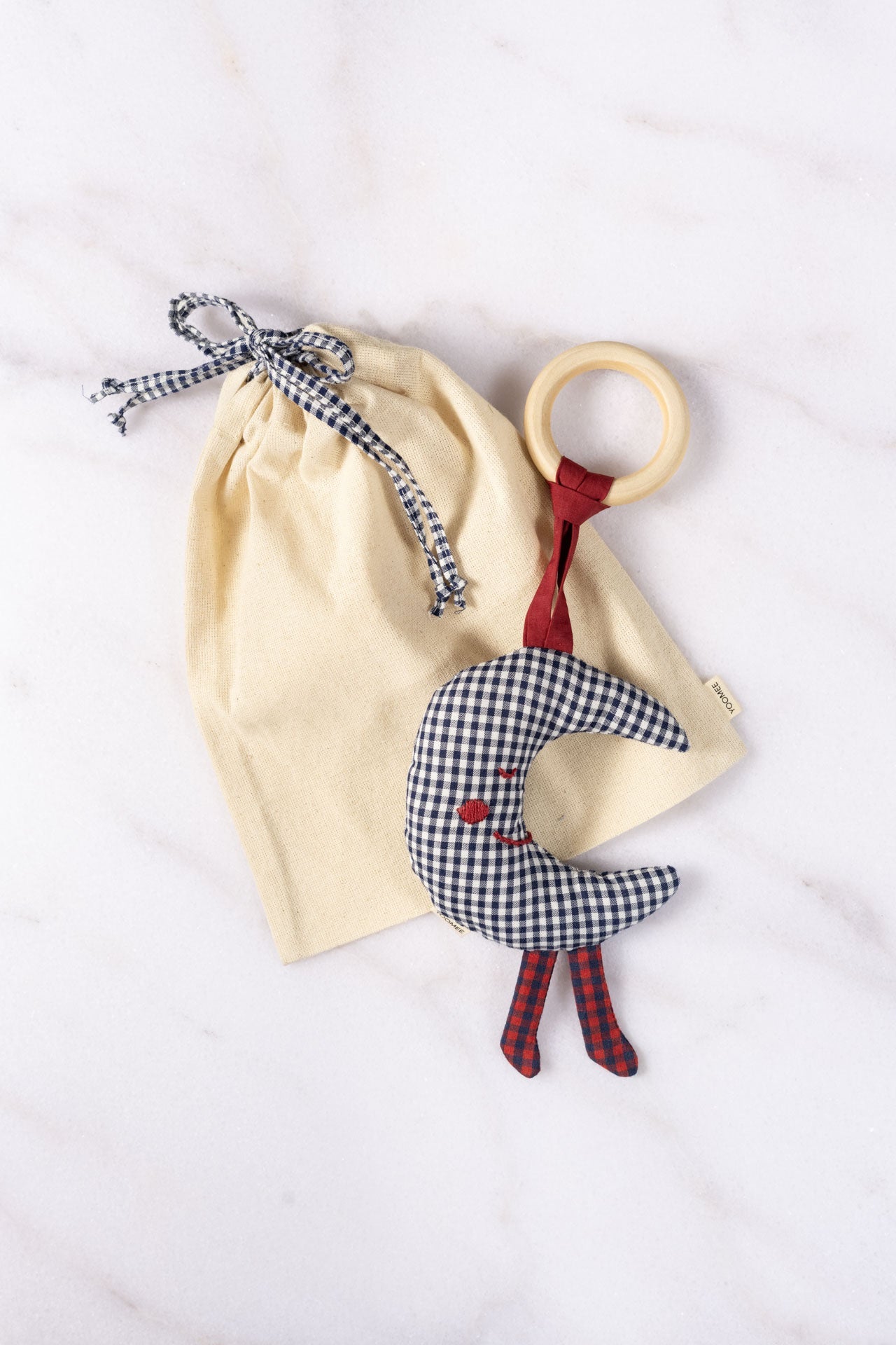 baby rattle - NINI - moon