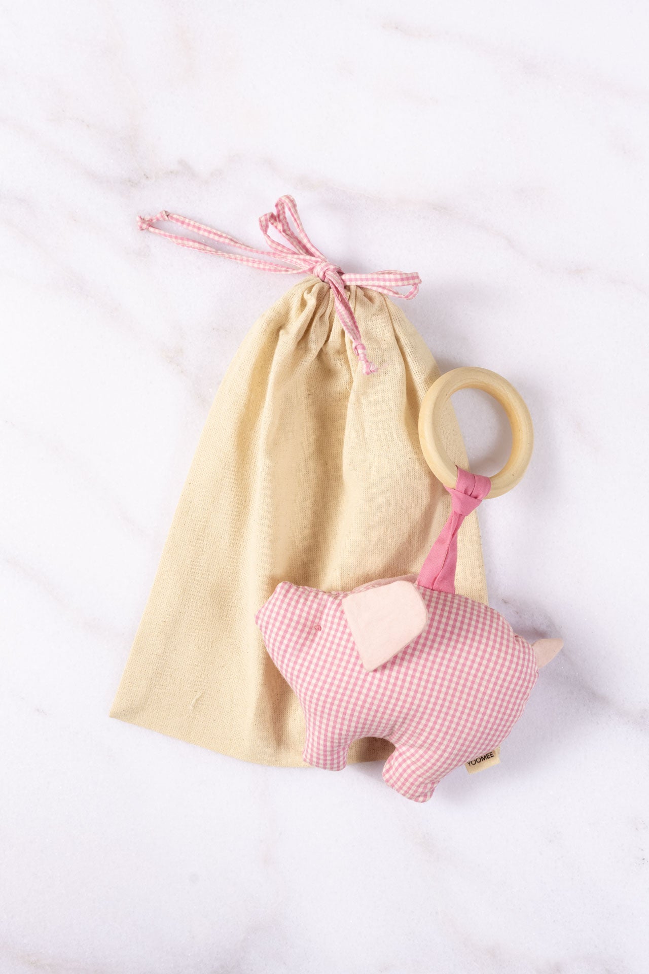 baby rattle - NINI - pig