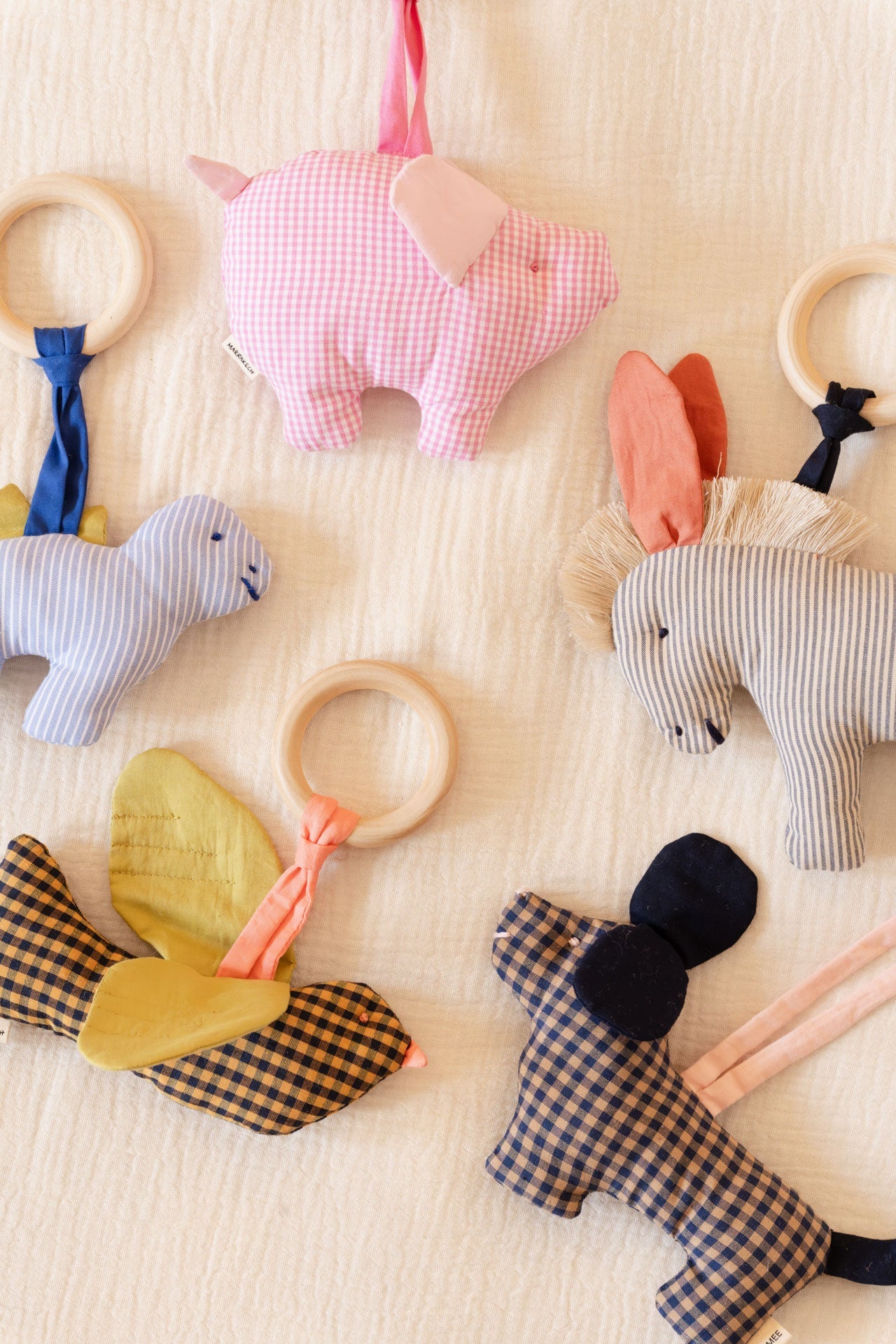 baby rattle - NINI - pig