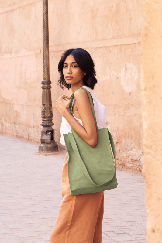 tote - DENYA - crossbody - pistachio