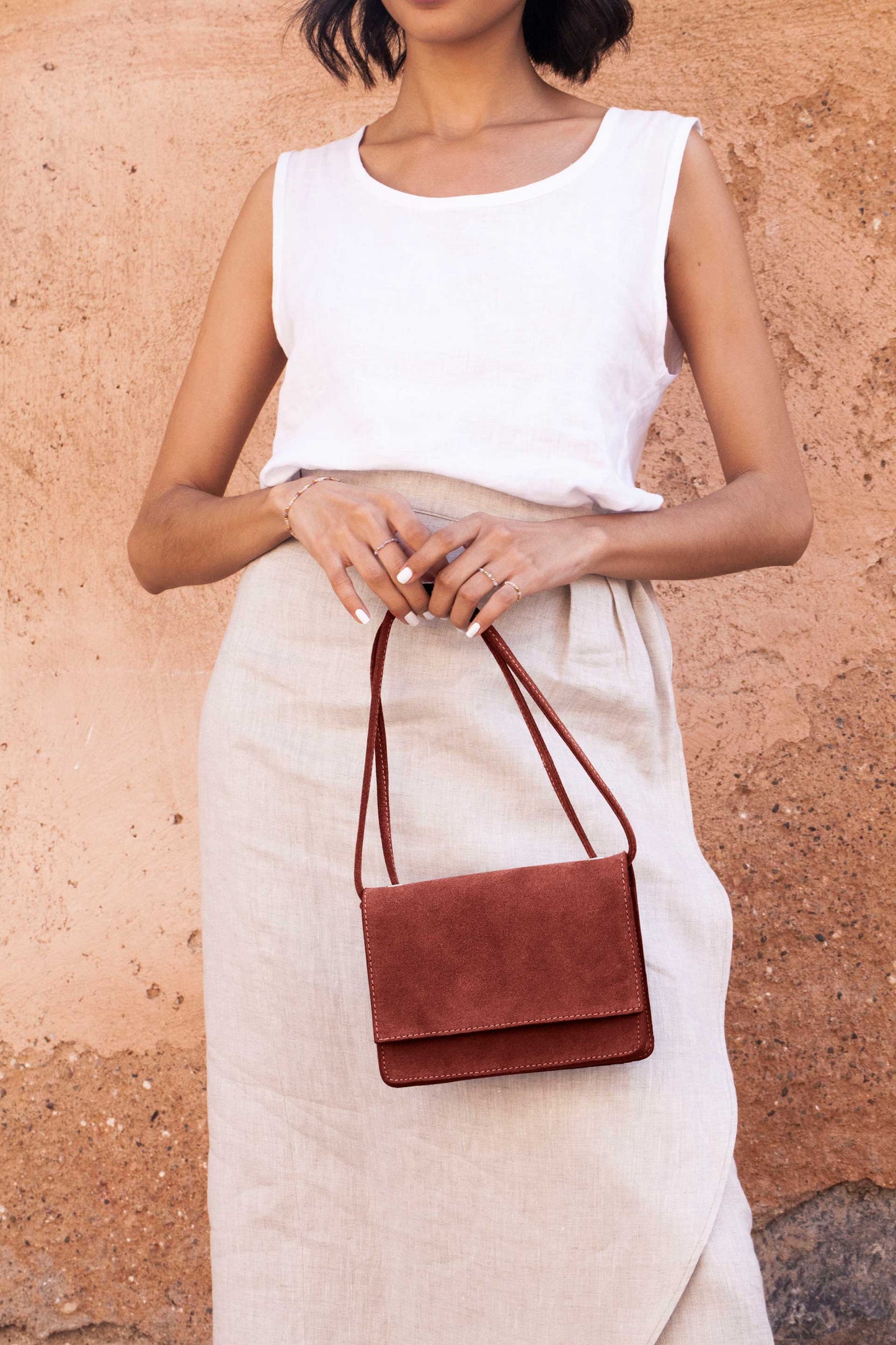 bag - LAYLA - dark brick