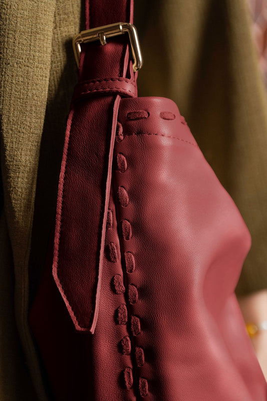 bag - NAIMA - cherry red