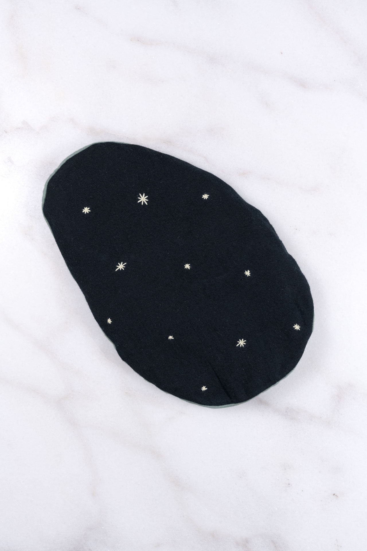 belly pillow - RAHA stars - marine/mint