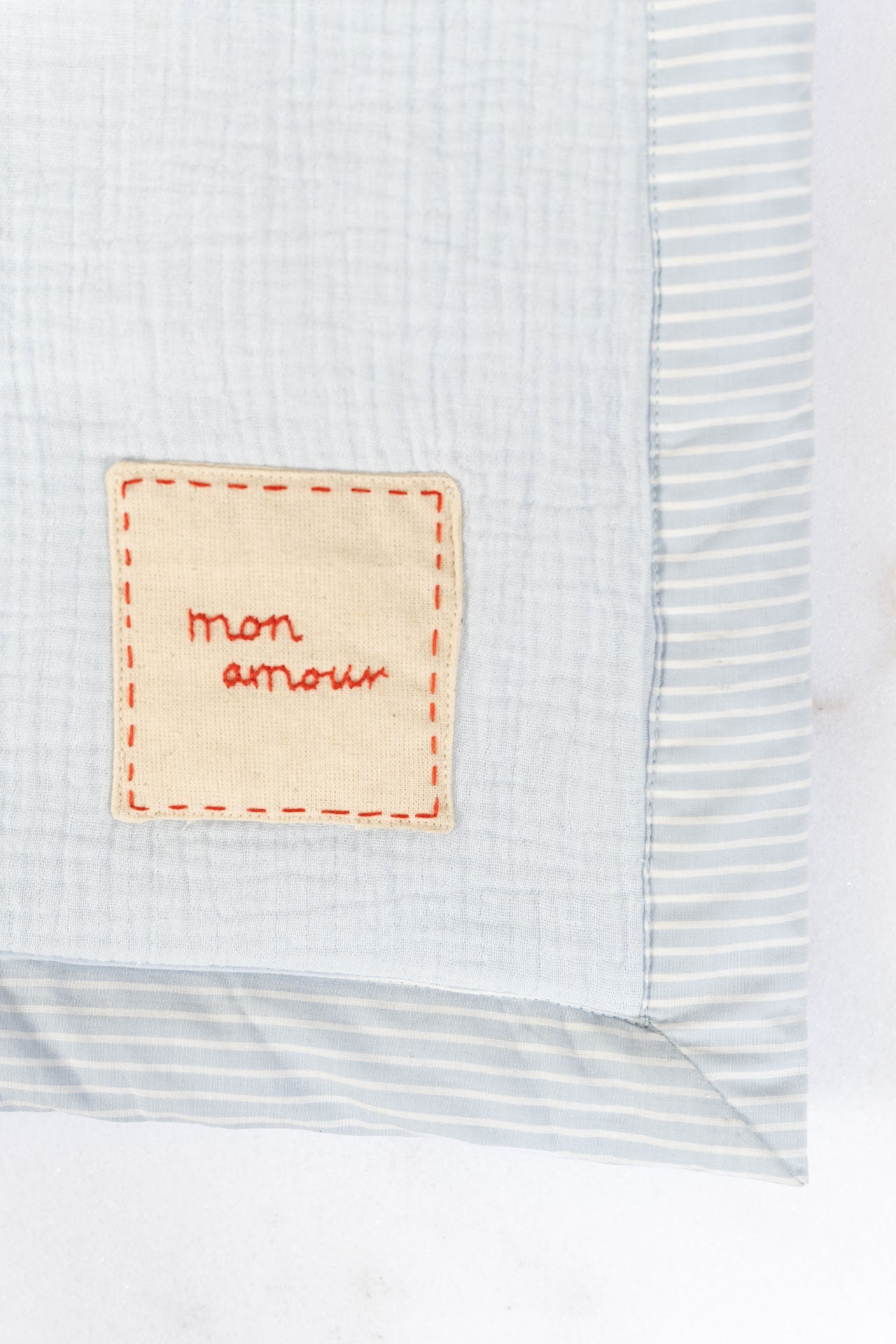 baby blanket - NINI - light blue