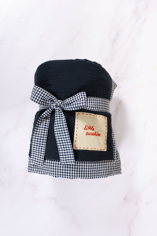 baby blanket - NINI - marine